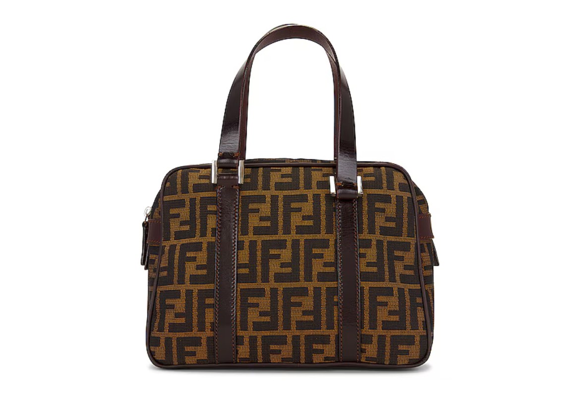 Fendi Zucca Boston Bag