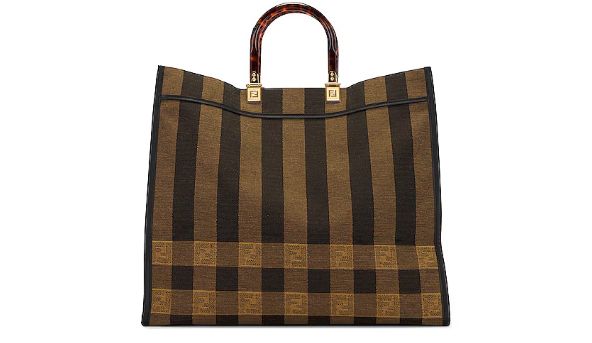 Fendi Pecan Sunshine Shopper Tote